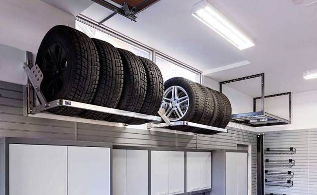 Как правильно хранить резину на дисках: хранение шин с дисками в гараже