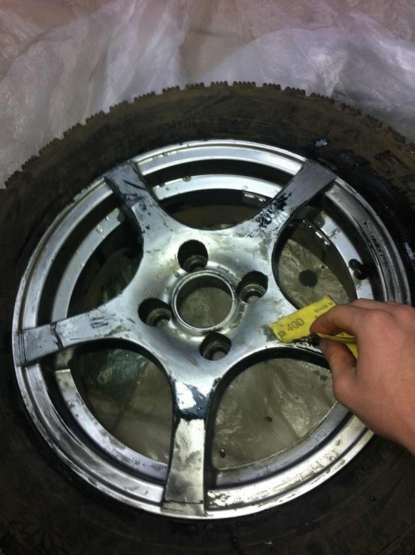 Реставрация литых дисков автомобиля: как отреставрировать диски своими руками