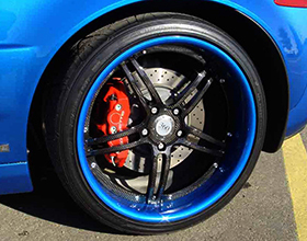 Покраска дисков и ремонт автомобиля, аквапринт стальных колесных дисков машины