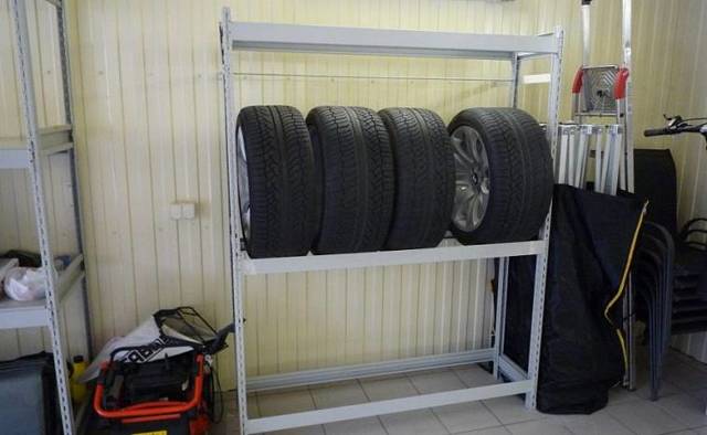 Стеллаж для колес своими руками, чертежи: стойка для хранения автошин в гараже