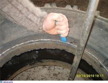 Обдирка шин для вездехода: как ободрать шины от ГАЗ 66 на УАЗ своими руками