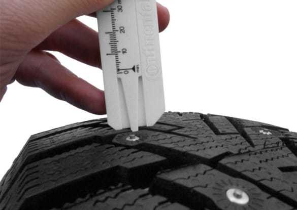 Высота протектора новых зимних шин: остаточная высота протектора зимней резины