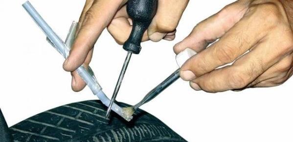 Ремонт шин и колес автомобиля: инструмент, латки и спрей для ремонта покрышек
